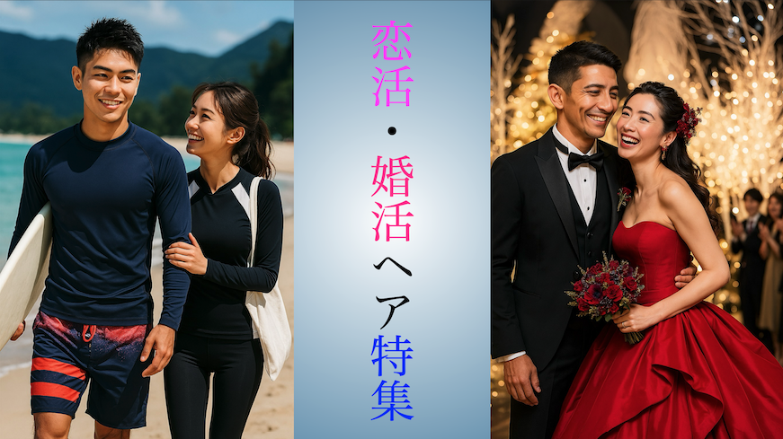 💘【夏は恋の季節】第一印象で差がつく！💘髪ing新宿「恋活・婚活ヘア特集」スタート！