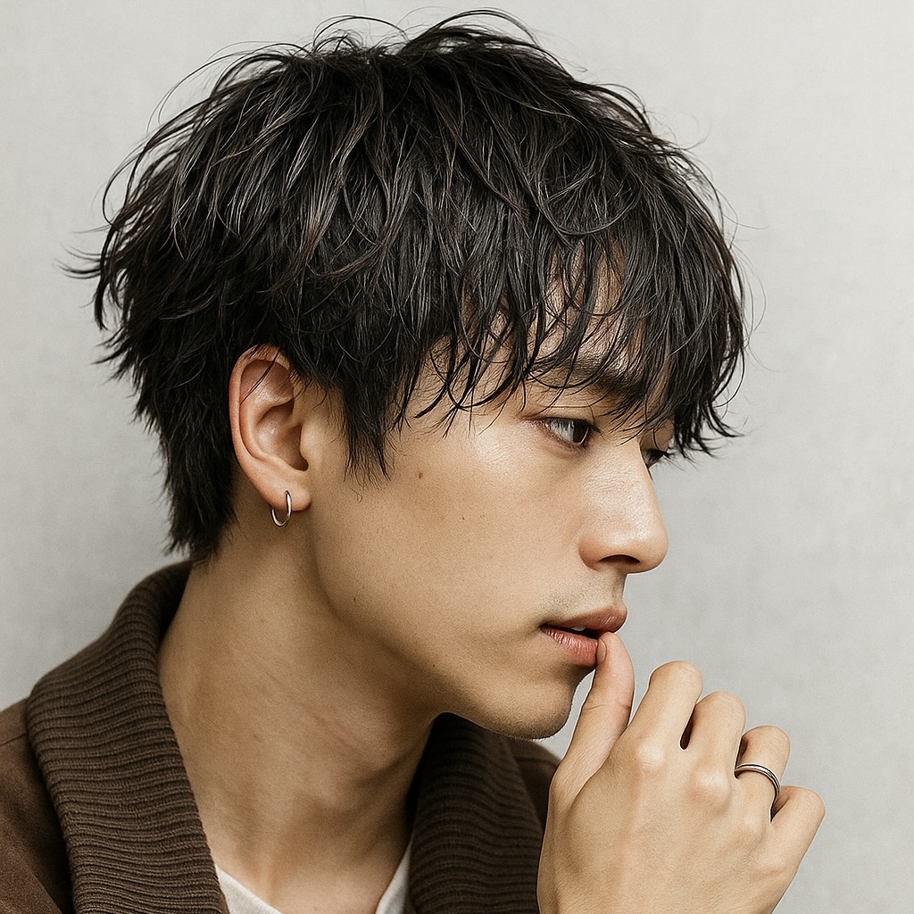 【フェイスタイプ診断で、似合う髪型を探す!!】ウェットニュアンスマッシュ（アンニュイ質感ショート）