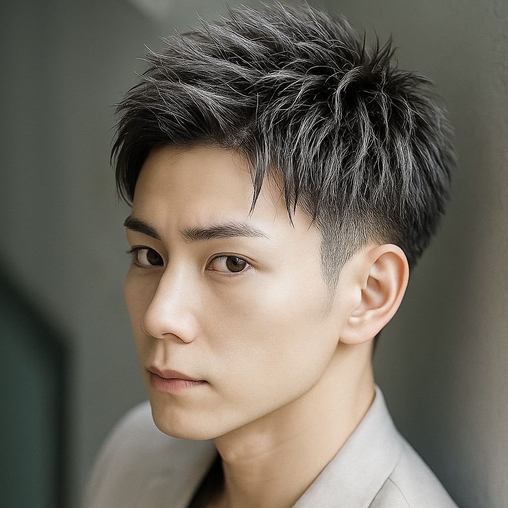 【フェイスタイプ診断で、似合う髪型を探す!!】ビジネスショートスパイク（シャープアップショート）